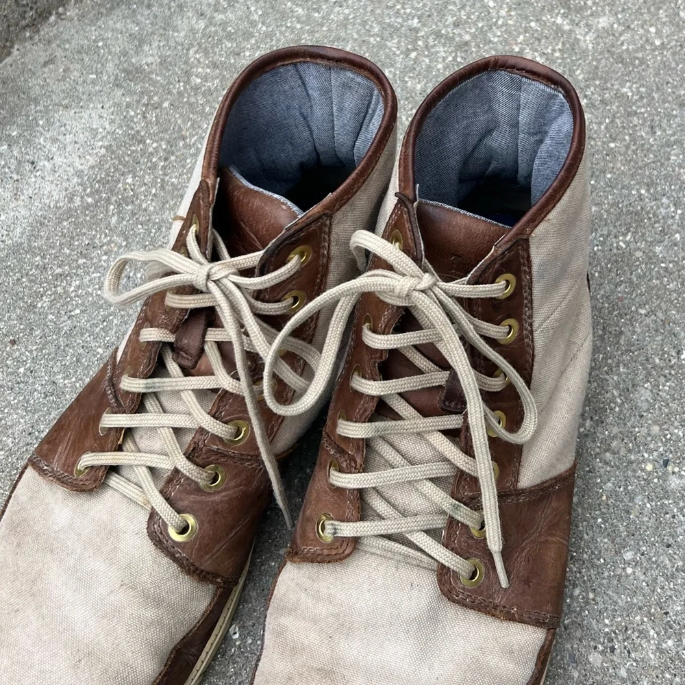Timberland Earthkeepers Leather Canvas Boots Men’s Size 9